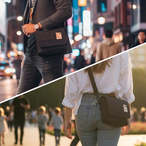 Besnfoto Camera Bag Purse Small Messenger Shoulder Bag for Mirrorless DSLR Camera Waterproof Canvas Compact Photography Case, Black Gray by Besnfoto - Used condition - Image 4