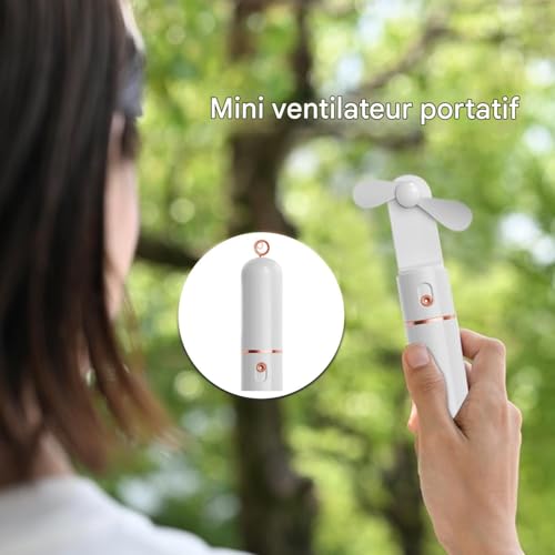 Ventilador de viaje ligero y compacto con función de batería externa 3