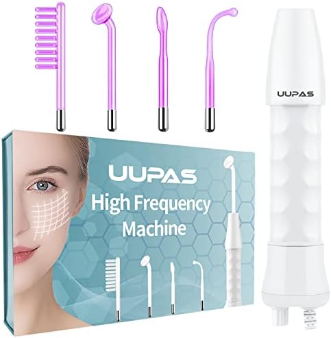 High Frequency Facial Machine, UUPAS Portable Handheld High Facial Frequency Wand Machine