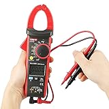 UT216C True RMS Digital Clamp Meter Inrush Current AC/DC 600A Auto Range Inrush Current Measurement Frequency Capacitance Temperature&NCV Tester