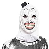 Rubies Máscara de Payaso Despediado para adultos, Accesorio, Complemento para disfraz, Material en látex, Talla única, Unisex para Halloween, Carnaval, Navidad y Cosplay