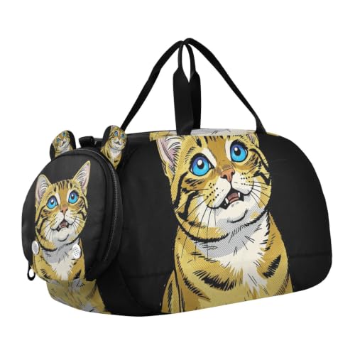 Bolsa de lona Big Eyed con zapatillero para solucionar la falta de espacio