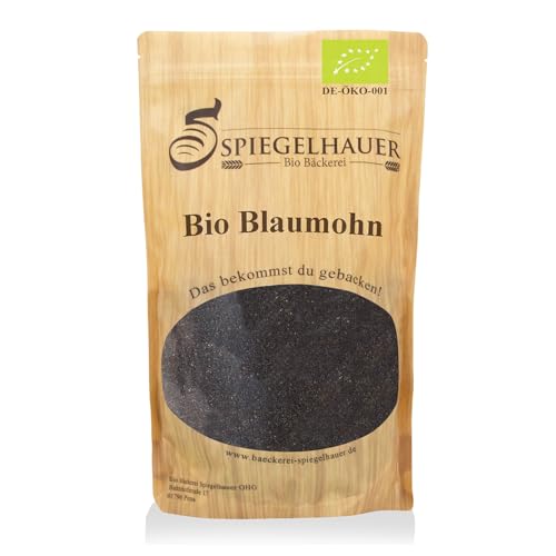 Bäckerei Spiegelhauer Deutscher Bio Blaumohn 1 kg Mohnsamen