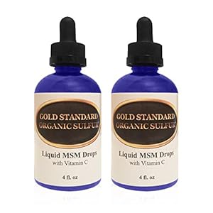 H2O Air Water Americas Liquid MSM Drops with Vitamin C – 8 Ounces – Made with Gold Standard Organic Sulfur Crystals, Premium MSM Eye Drops **Same Day Shipping**