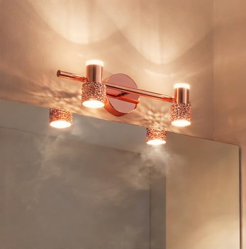 Image of blissbells Crystal Wall Light, LED Decorative Sconce (2 Rose Gold Spot Light)