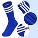 Dxhycc 3 Pairs Toddler Kids Soccer Socks Athletic Softball Baseball Socks for Boys Girls