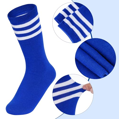 Dxhycc 3 Pairs Toddler Kids Soccer Socks Athletic Softball Baseball Socks for Boys Girls3