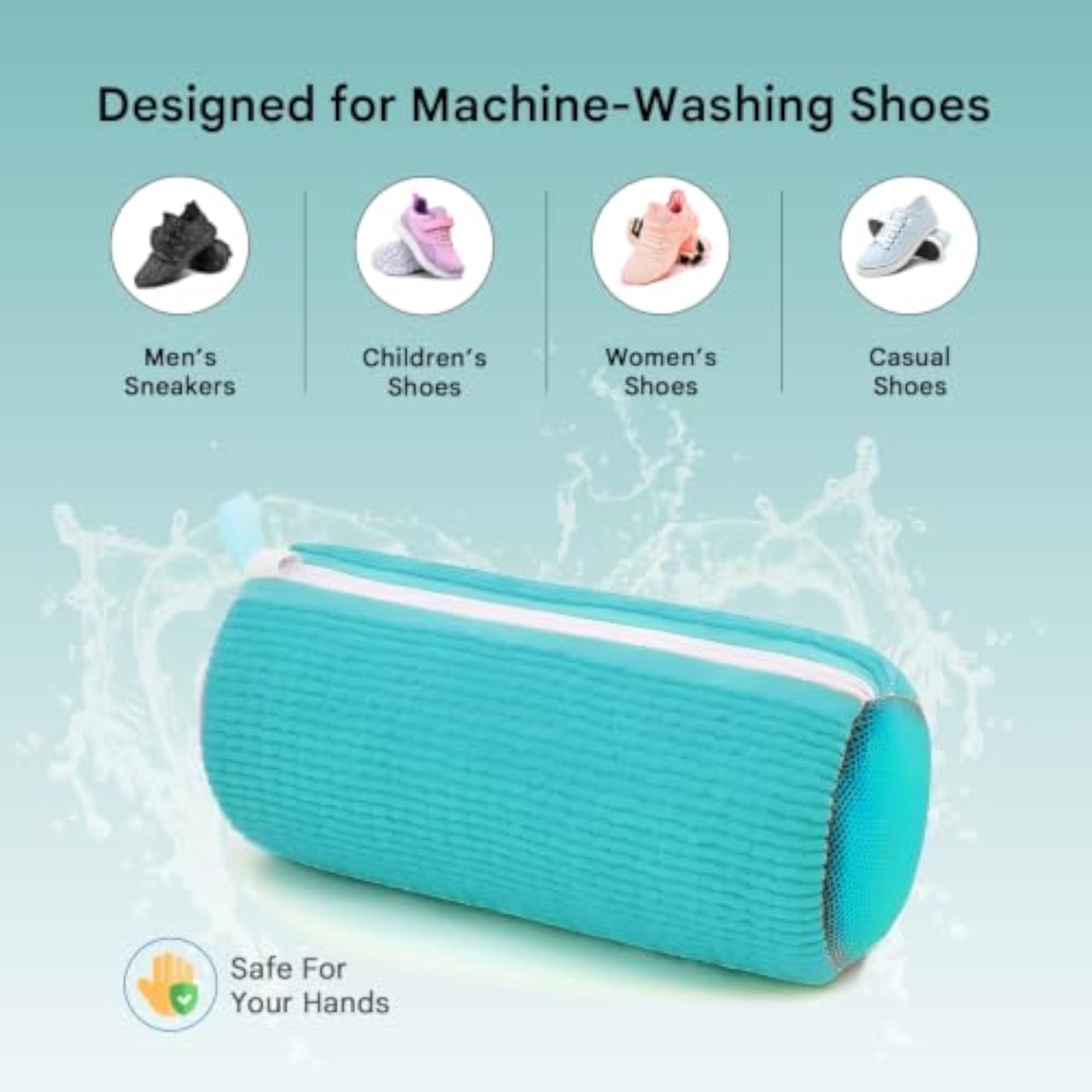 Durable Shoe Washing Machine Bag for Sneakers & Trainers