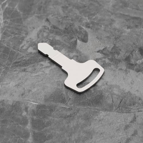 VGOL Metall-Bagger-Zündschlüssel, Ersatz 91255 63700, kompatibel mit Kubota-Baggern, manuell, mechanischer Drehschalter, 6 Stück