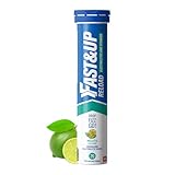 Fast&Up Reload Electrolyte Tablets, Mojito Flavour, 20 Effervescent Tablets, Rapid Hydration & Energy, with Vitamin C & B12, Vegan