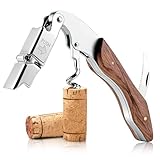 Couteau de sommelier professionnel, offrant un rapport qualité-prix exceptionnel grâce à sa qualité supérieure. Fabriqué en acier inoxydable et en bois massif, il allie une grande durabilité à des performances stables, ce qui en fait un outil indispensable tant pour le service professionnel du vin que pour le plaisir à la maison.
