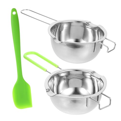 Cabilock Pentola A Bagnomaria in Acciaio Inox Pentola per Sciogliere Il Cioccolato Bollitore per Burro Caramelle Formaggio per La Cottura al Forno