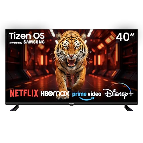 Kiano Elegance Smart TV LED 40 Pulgadas (100 cm) Full HD con TIZEN OS (Powered by Samsung), Dolby Audio, Triple Sintonizador DVB-T2/C/S2, 3× HDMI, Grabación PVR USB, Wi-Fi