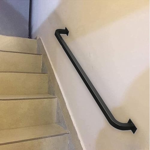 Barre de maintien escalier 3m avec support mural rambarde fer - 2