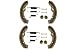 (4) EZGO Brake shoes and Spring Kit for Ezgo 1997 and Up TXT, Medalist, Workhourse and ST350