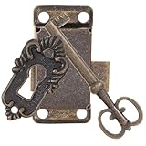 Sicurezza affidabile: proteggi i tuoi oggetti di valore con questo set di cassetti dal design vintage, serrature per armadi e cassetti, serratura per armadi con chiavi