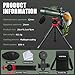 12x60 HD Monocular Telescope with Smartphone Adapter Tripod & Portable Bag, Larger Night Vision Monoculars for Adults with BAK4 Prism & FMC Lens, Suitable for Bird Watching Hunting Hiking Camping