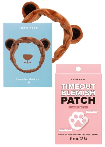 I DEW CARE Acne Patch and Bear Headband Bundle #TOP20