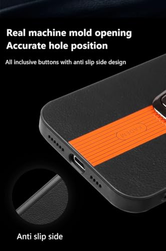 Capa para Poco F5 Pro 5G Capinha Business Deluxe Leather Phone Soft Case com suporte magnético invis