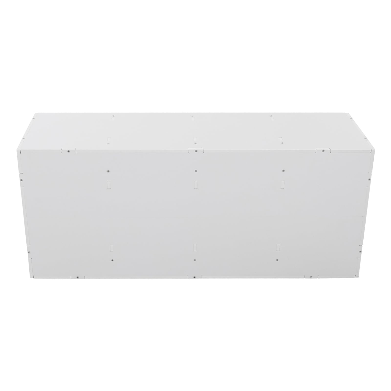 Portadocumenti, ufficio, letteratura, 24 scomparti, da scrivania, 100 x 30 x 42 cm, ripiani, sistema di archiviazione per la casa, l'ufficio (bianco, 4 x 6 scomparti)