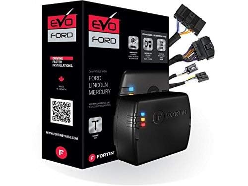 Fortin EVO-FORT4 Stand-Alone Add-On Remote Start Car Starter System for Select 2008+ Ford, Lincoln and Mercury standard key vehicles