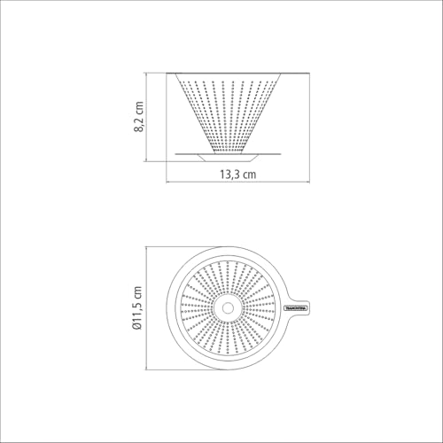 Coador de Café Tramontina em Aço Inox
