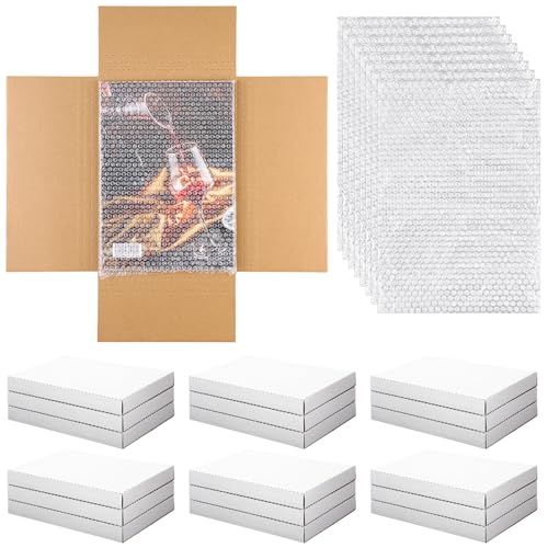 Fullhawl 30 Pack Comic Book Mailers,White,7.8 X 11 X 1.2 Inch
