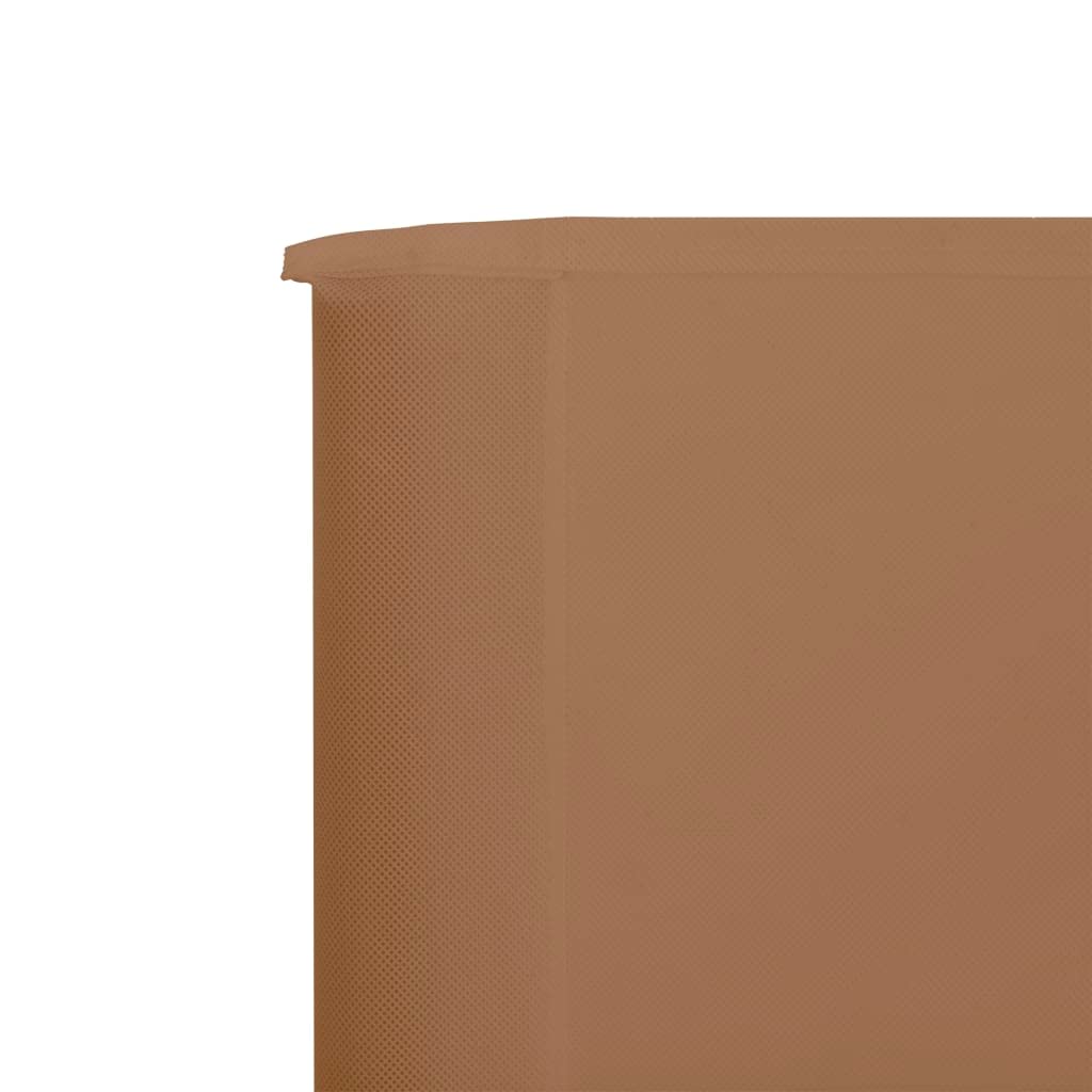 Windschutz 1200cm Extra Breit Windschutz für Camping, Wohnwagen, Festival und Strand Windschutz Sonnenschutz Gartenscheibe, Taupe - 1200x120cm