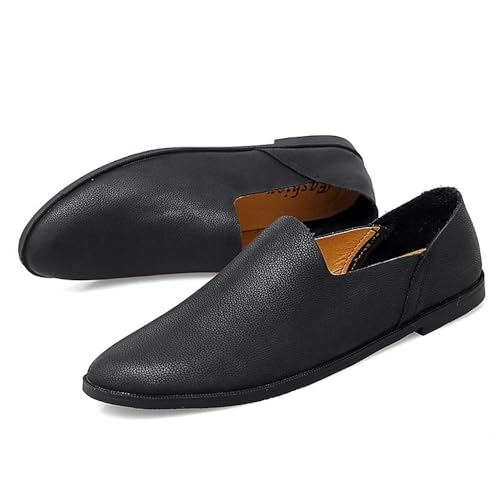 Loafers for Men Faux Leather Loafer Shoes Lightweight Anti-Slip Resistant Prom Walking Slip On4