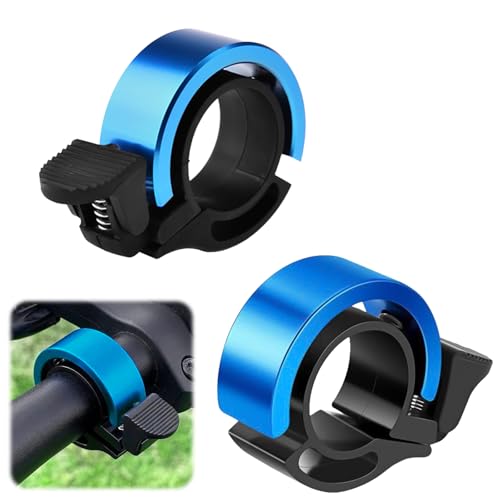 2 Stück Fahrradklingel Ebike Klein, Mini Fahrradglocke, Aluminiumlegierung...