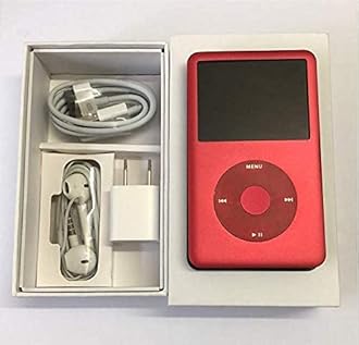 Custom 1TB SSD with 3000mAh Battery Upgraded Compatible for iPod Classic 7th Generation 1TB (RED)
