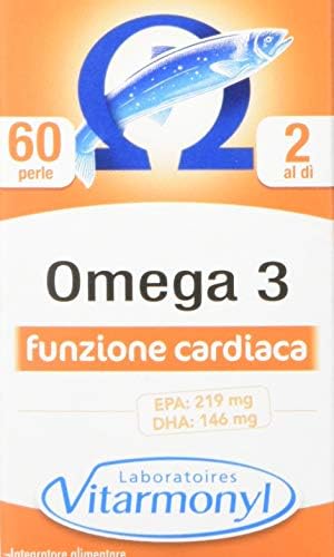 Vitarmonyl Omega 3 Integratore 60 perle Benessere cardio-vascolare Con  Vitamina E naturale Registrato Ministero Salute Italiano : Amazon.it:  Salute e cura della persona