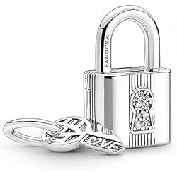 Pulsera Pandora Con Candado PANDORA Charm colgante 790088C01 Candádo y Llave