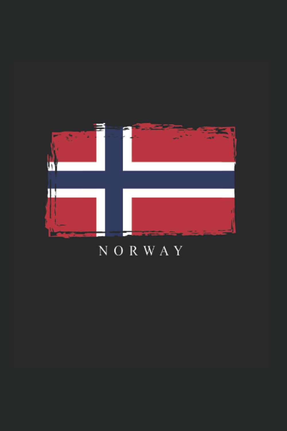 Norway: Ruled Notebook flag Diary Gift Idea Norwegian