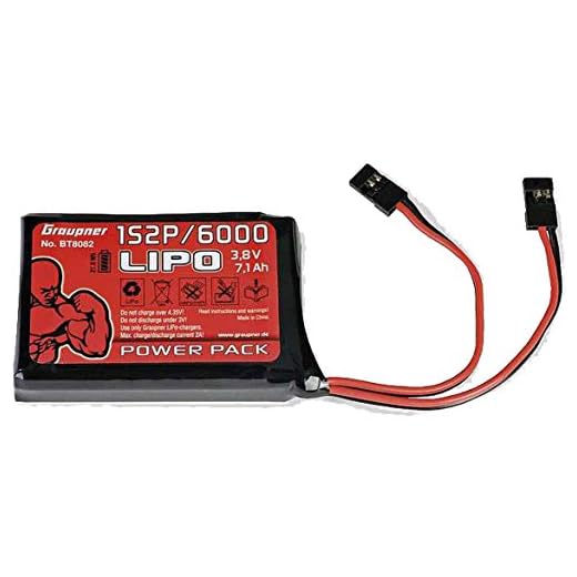 Senderakku LiPo 1S2P/6000 3,8 V TX 27Wh Graupner