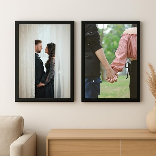 Art Street A4 Document Photo Frame Set of 2 Black Photo Frames fo...