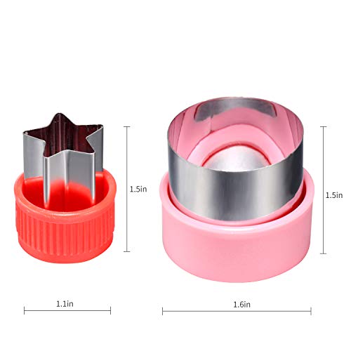 12 Pcs Mini Cookie Cutters Vegetable Cutter Shapes Sets Fruit Stamps Mold #TOP4