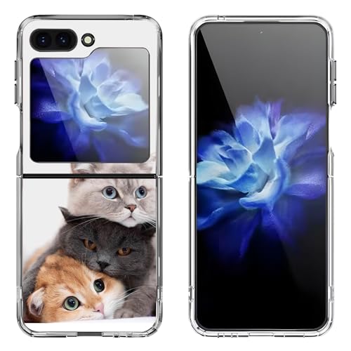 Coque Samsung Z Flip 6 chat marron pour protéger votre téléphone au café