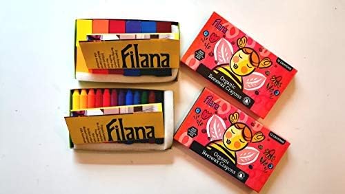 FILANA - Singles - Color Block or Stick Replacement - Organic Beeswax Crayons - Paraffin-Free - Natural and Non-Toxic - Brilliant Colors - Handmade in the US