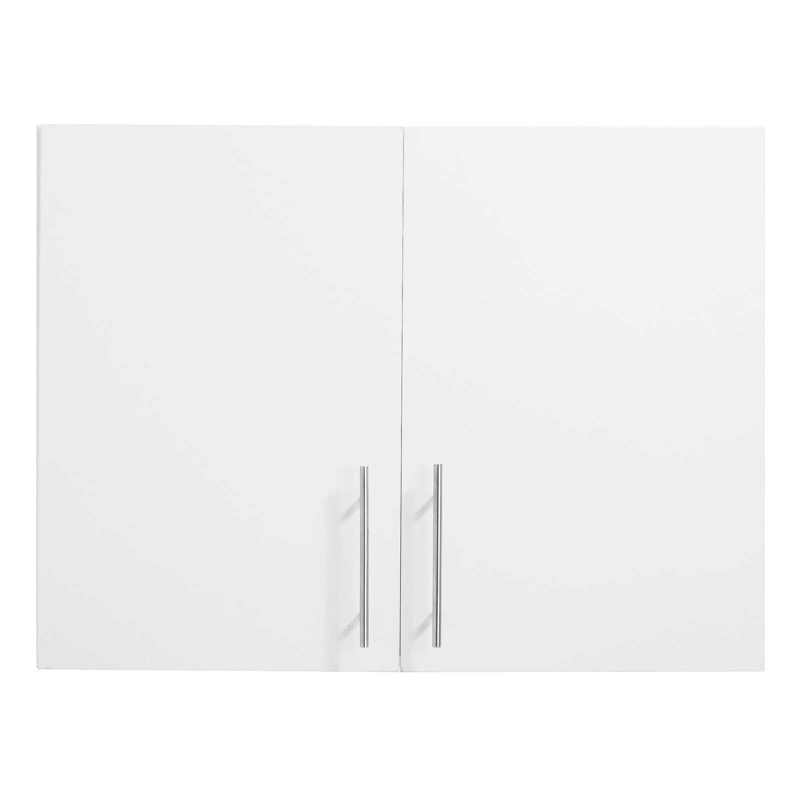 VEVOR Armoire Murale de buanderie à 2 Niveaux, Placard de Rangement Suspendu avec étagère réglable, Meuble de Rangement avec 2 Portes, pour Cuisine, Garage, Salle de Bain, 40,6 x 81,3 x 61 cm, Blanc