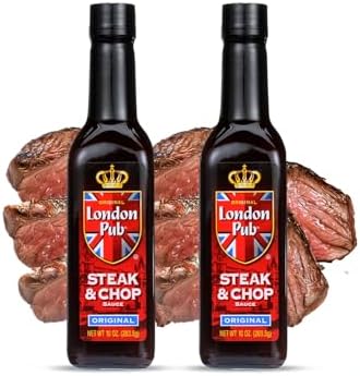 London Pub Steak & Chop Sauce | Grilling & Dipping | 10OZ (2 Pack)