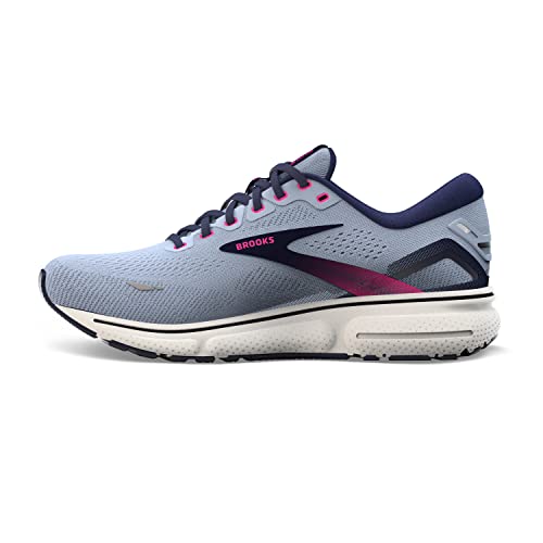 Brooks Brooks Women's Ghost 15 Neutral Running Shoe - Kentucky Blue/Peacoat/Pink - 5 Medium