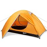 Bessport Ultraleichte Zelt 1 Personen, Kleines Paket, leicht zu tragen, Wasserdicht & Winddicht Camping Zelte, Kuppelzelt Sofortiges Aufstellen Für Trekking, Outdoor, Festival, Bergsteigen