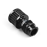 Black Aluminum Billet Valve Cover Oil Cap Breather Fitting AN10 & Filter Accessory For LSX LS1 LS6 L