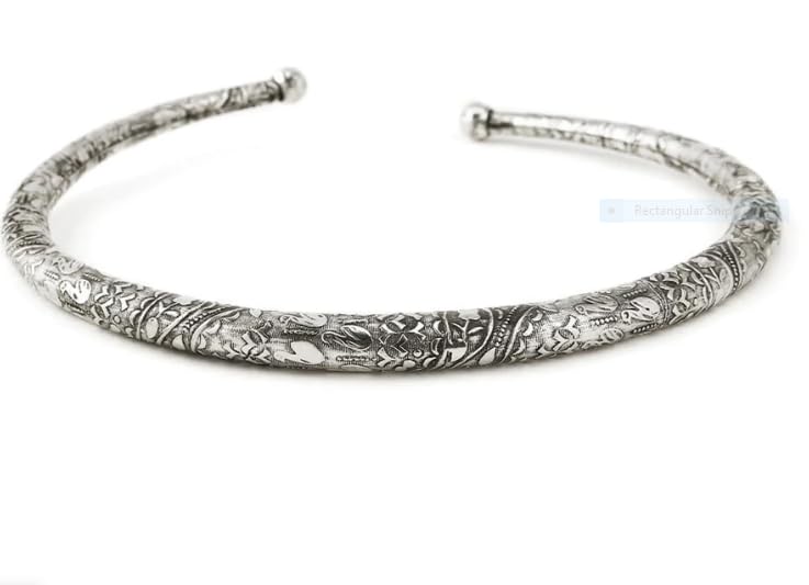 See full amazon price history chart for HANIYA Oxidised Silver Plated Handmade Hasli Necklace Choker For Women And Girl HANIYA Oxidised Silver Plated Handmade Hasli Necklace Choker For Women And Girl (B0CRZGNV22) Amazon Price History, Amazon Price Tracker