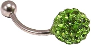 بانانابيل لسرة البطن ذات الكرة المتوسطة سي-بو، للبنات، اخضر