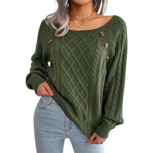 Image of JUNBOON Women's Casual Leopard Print Knitted Pullover Sweaters Long Sleeve Crew Neck Jumper Tops