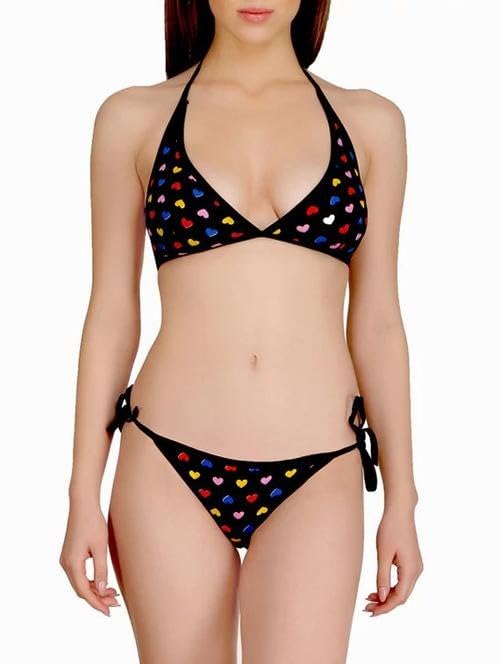 ELEG & STILANCE Women's Leopard Print Two-Piece Bikini Set, Triangle Top with Side-Tie Bottom Beach Honeymoon Lingerie Set... - Review, Price and Buying Guide