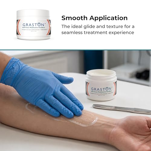 Image of Graston Technique Vitamin E Emollient Massage Cream, 4oz, IASTM, 3-Pack | Massage lotion for physical therapy, enriched emollient formula