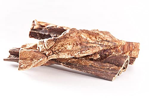 mascota vital - Getrocknete Lammlunge für Hunde – 100% natürlich, ohne Zusätze – reich an Nährstoffen, gut bekömmlich & leicht verdaulich – ideal für Junge & ältere Hunde als Kausnack